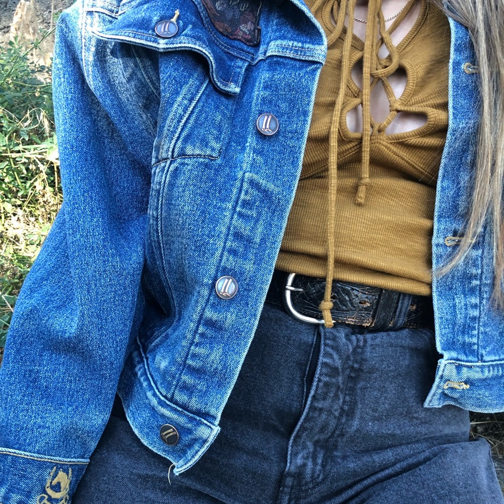Free People Emmy Lace Up mustard tank stretch sexy